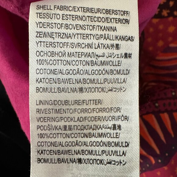 Farm Rio Tiered Pink Wild Bananas Midi Dress  Size XS - Picture 8 of 9